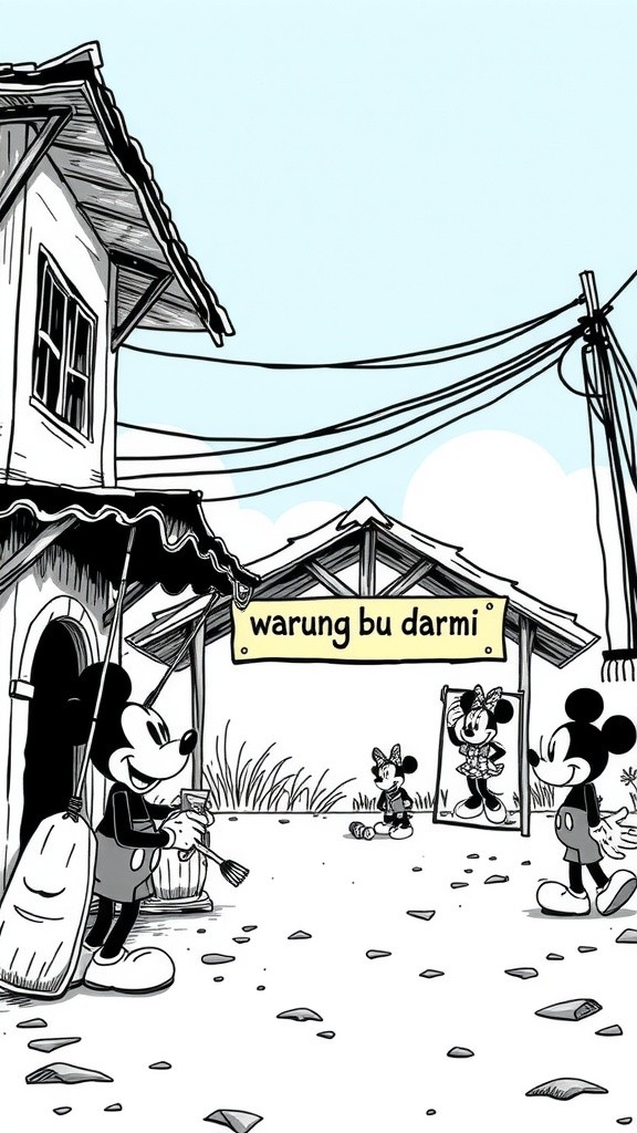 Keceriaan Geng Bocah Gila di Warung Bu Darmi