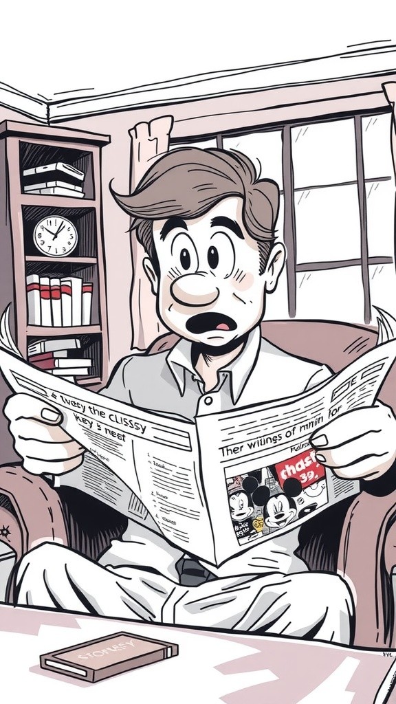 Mistakenly Eating His Own Obituary: A Comedy Unfolds