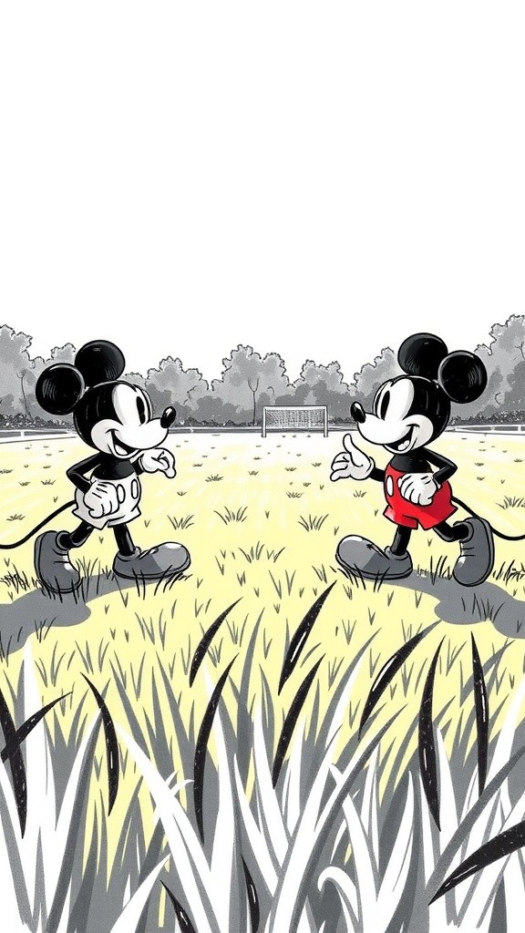 Mickey's Last-Minute Victory Goal