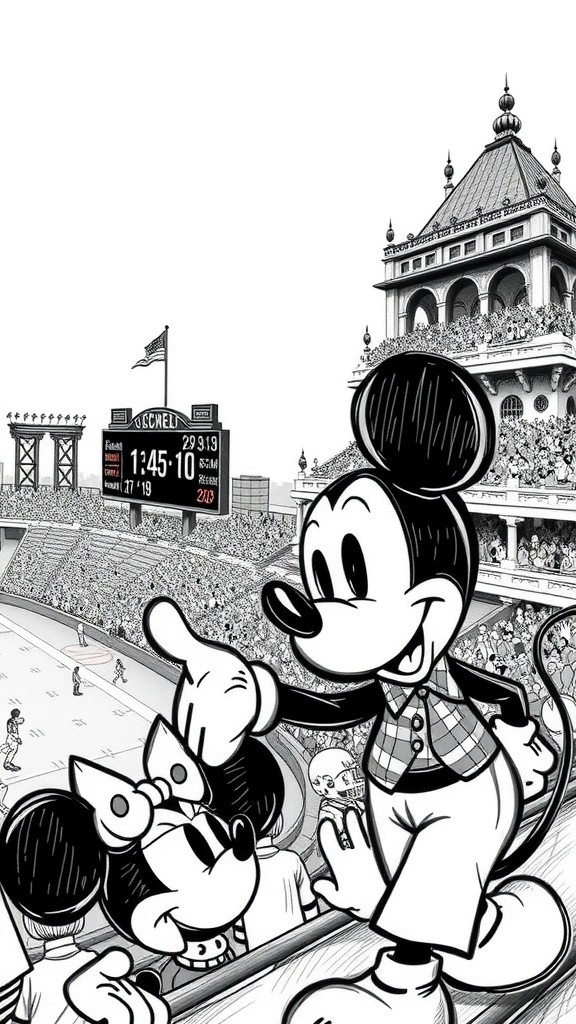 Mickey's Winning Goal in the Final Moments