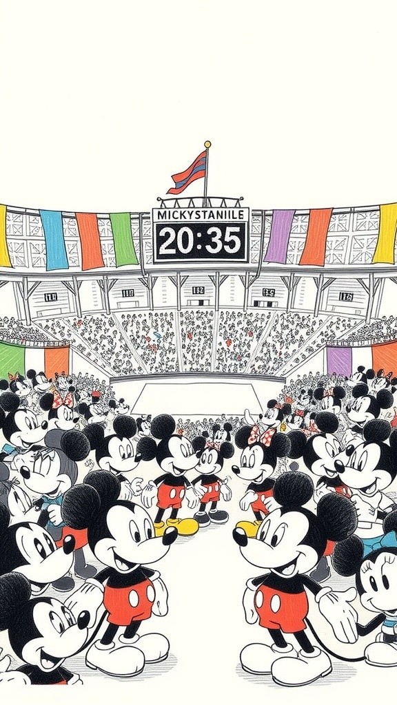 Mickey's Winning Goal in the Final Moments