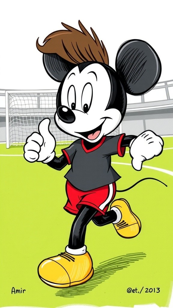 Mickey's Game-Winning Goal!