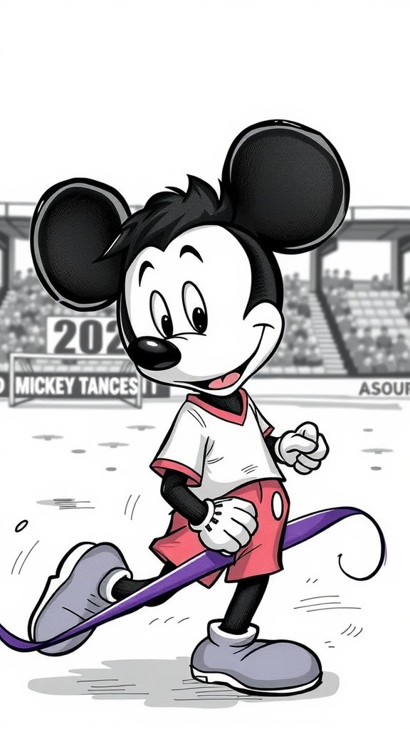 Mickey's Game-Winning Goal