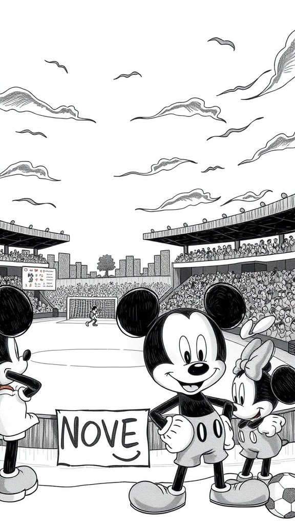 Mickey's Winning Goal in the Final Moments