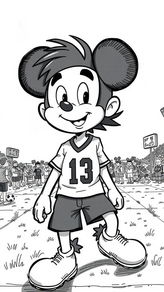 Mickey's Winning Goal in the Final Moments