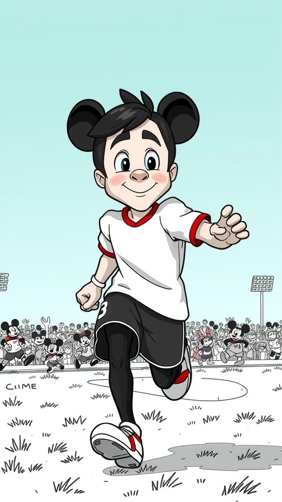 Mickey Leads Team to Victory with Inspirational Goal