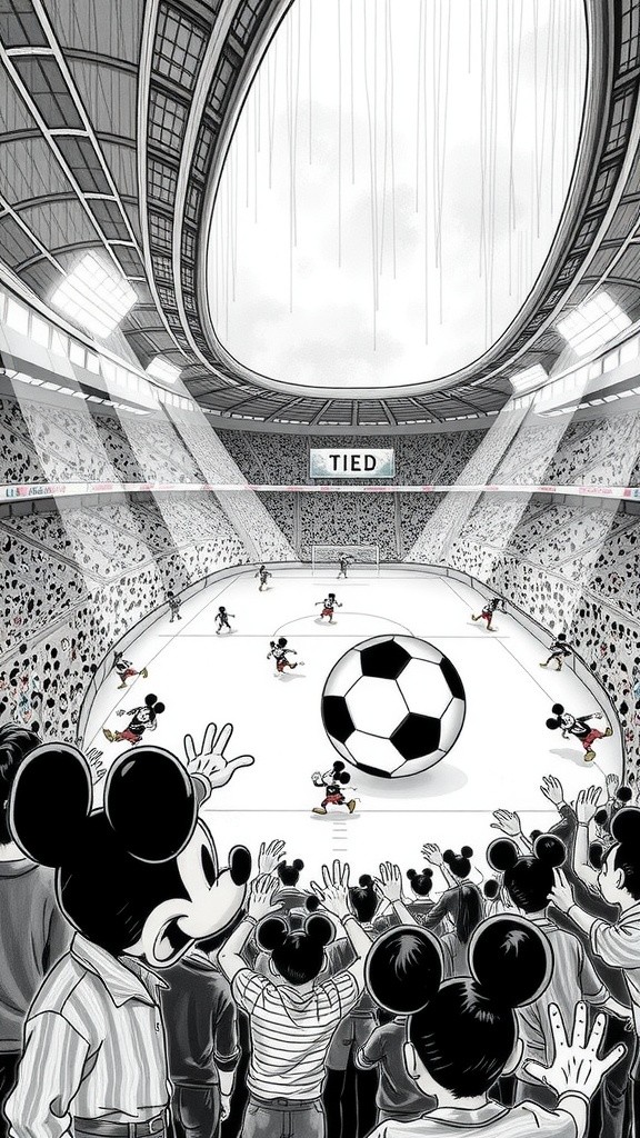 Mickey's Last-Minute Goal Victory