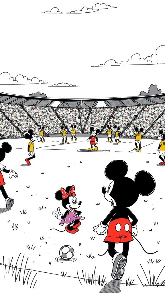Mickey's Winning Goal in the Final Moments