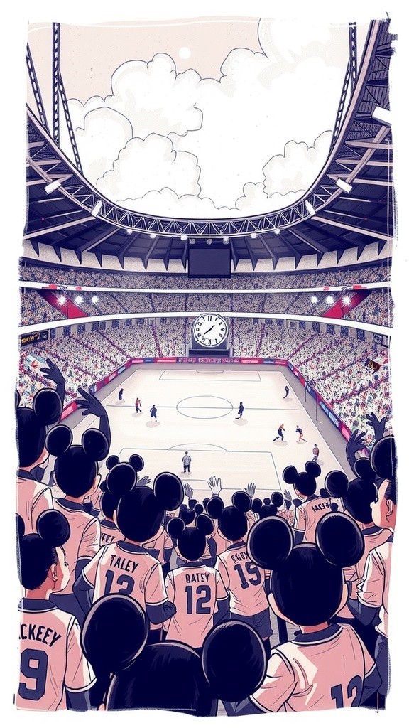 Mickey's Winning Goal in the Final Moments