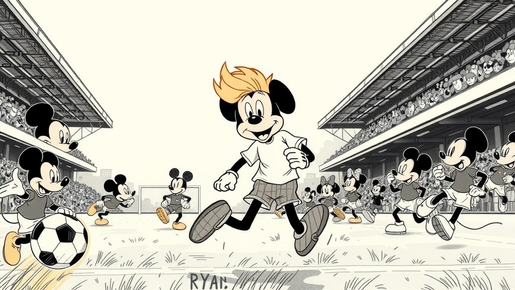 Mickey's Winning Goal in the Final Moments