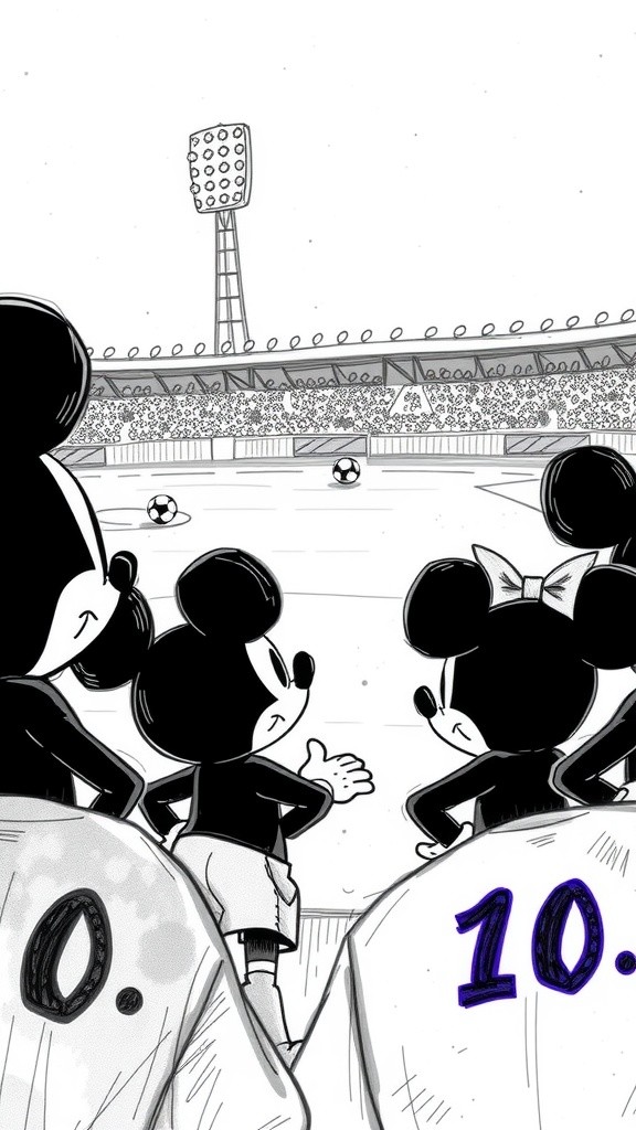 Mickey Scores the Winning Goal