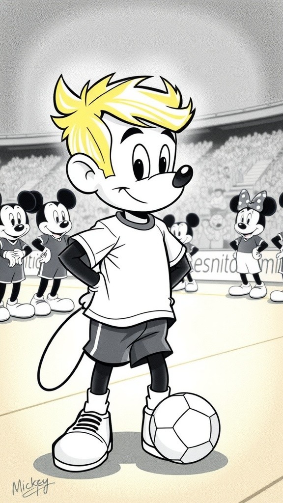 Mickey Scores the Winning Goal!