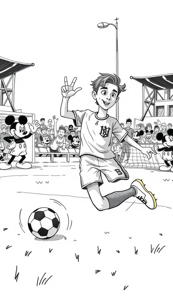 Gol Kemenangan Mickey di Detik Terakhir