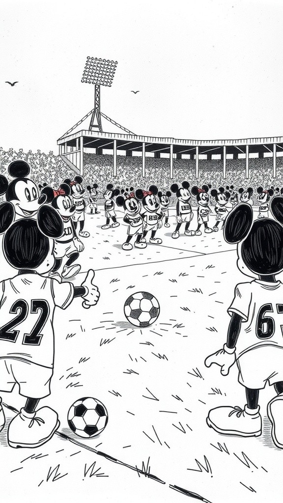 Mickey's Winning Goal!