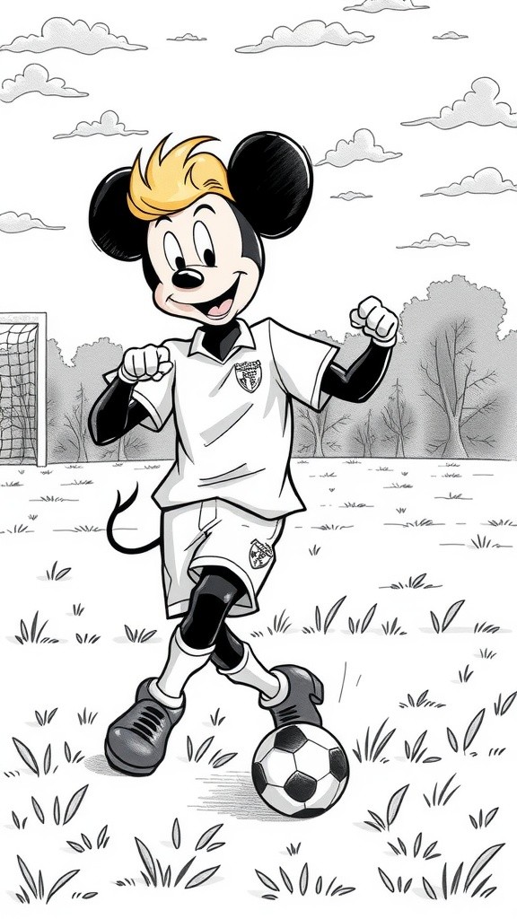 Mickey's Winning Goal in the Final Moments