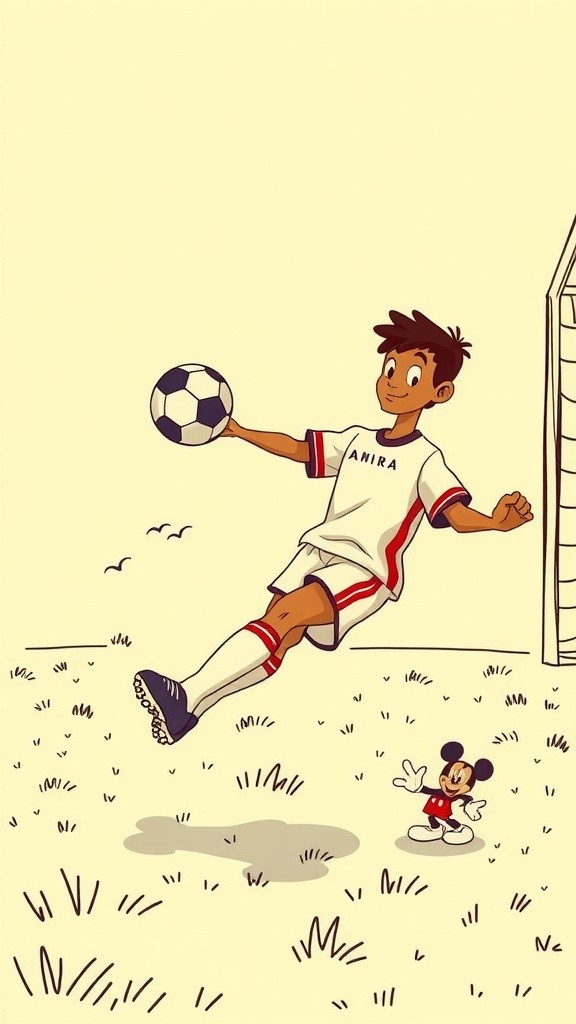 Gol Kemenangan Mickey di Detik Terakhir Pertandingan