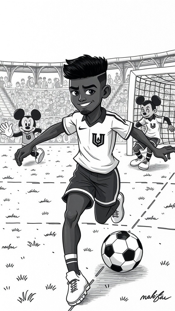 Mickey's Winning Goal in the Final Moments!