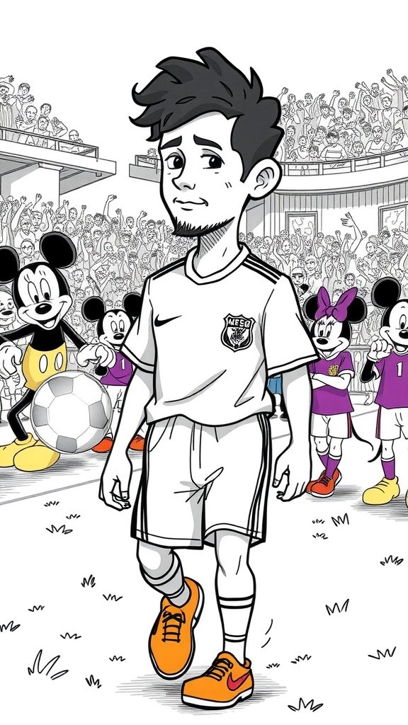Mickey's Winning Goal in the Final Moments