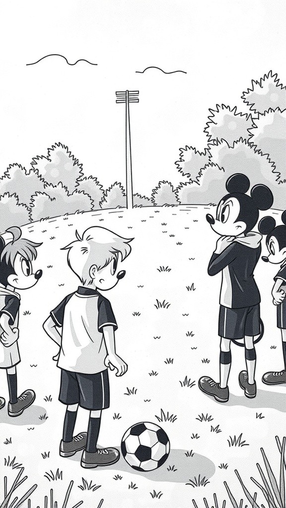 Mickey Scores the Winning Goal!