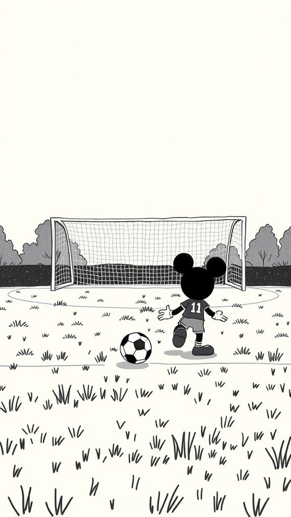 Mickey's Game-Winning Goal!