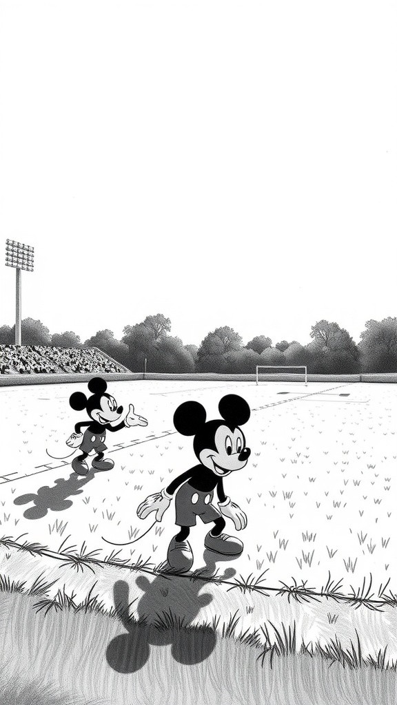 Mickey's Last-Minute Goal