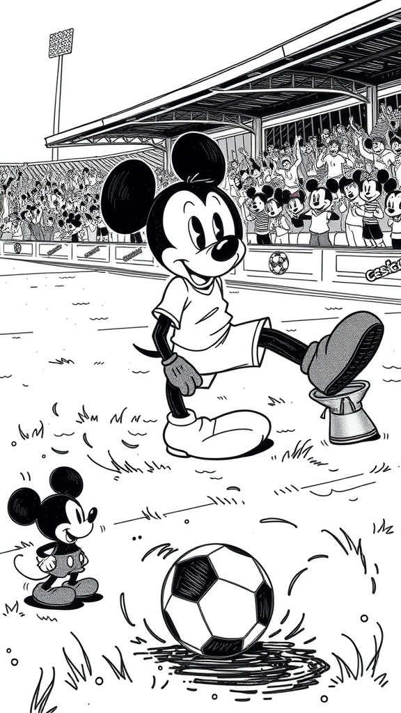 Hari Sejarah Tim Sepak Bola Mickey