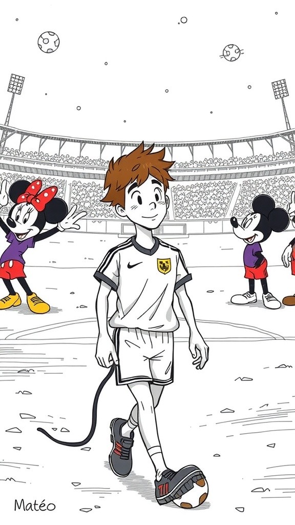 Mickey's Triumph on the Field