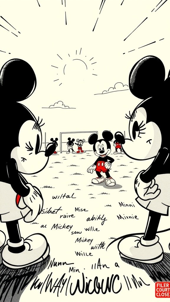 Mickey's Winning Goal in the Final Moments