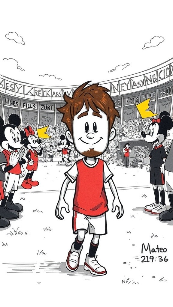 Mickey's Winning Goal in the Final Moments