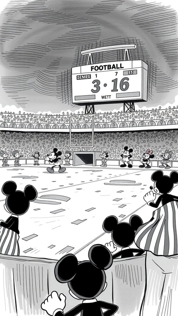 Mickey's Winning Goal in the Final Moments