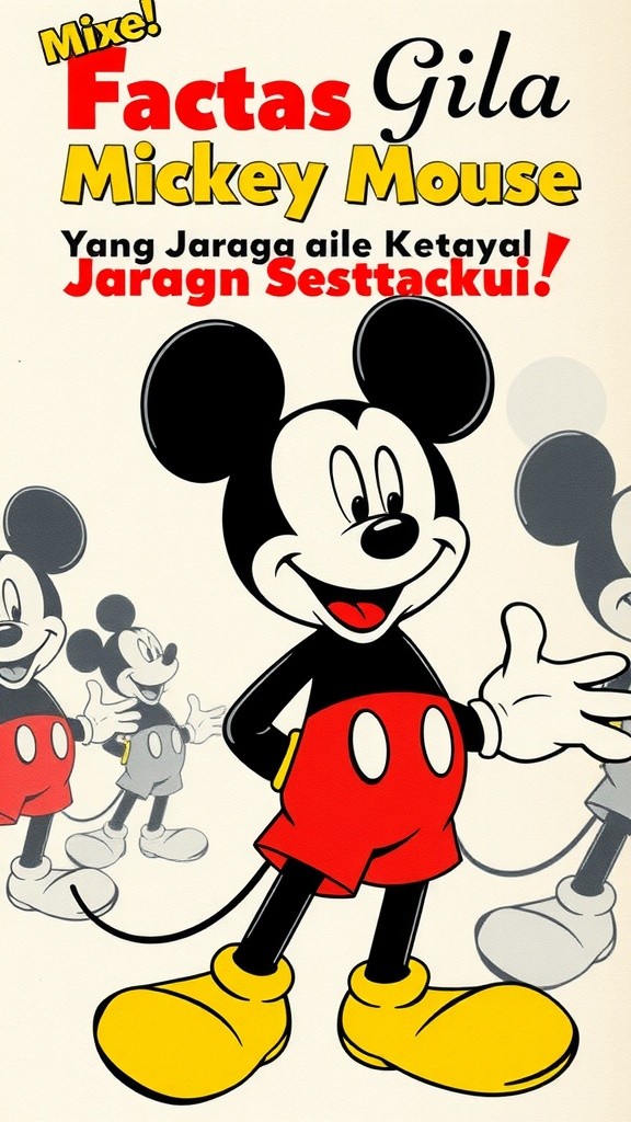 Fakta Unik Tentang Mickey Mouse yang Bikin Kamu Melongo!