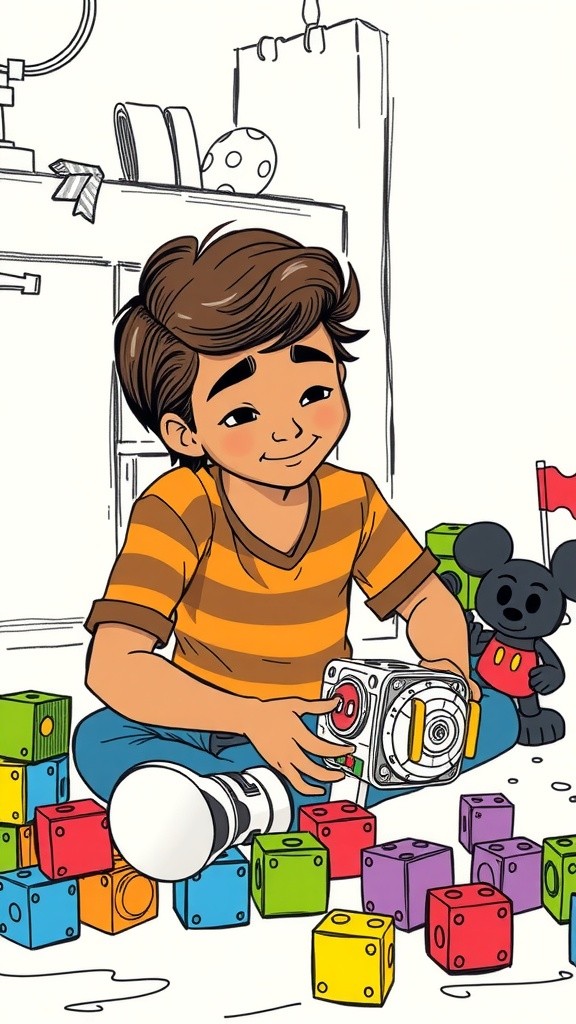आरव और रोबी: खुशी बाँटने की कहानी