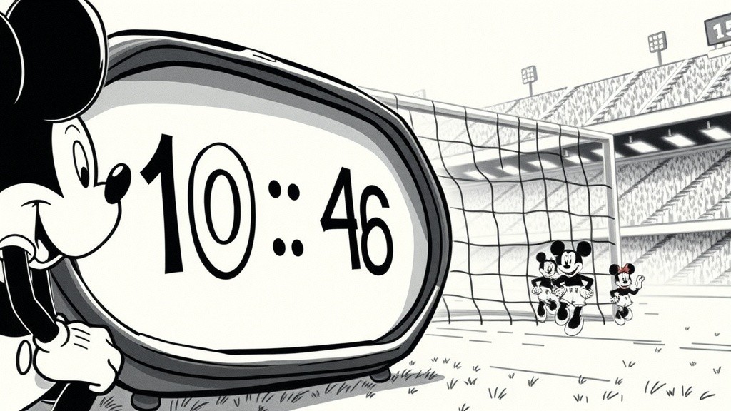 Mickey's Winning Goal in the Final Moments