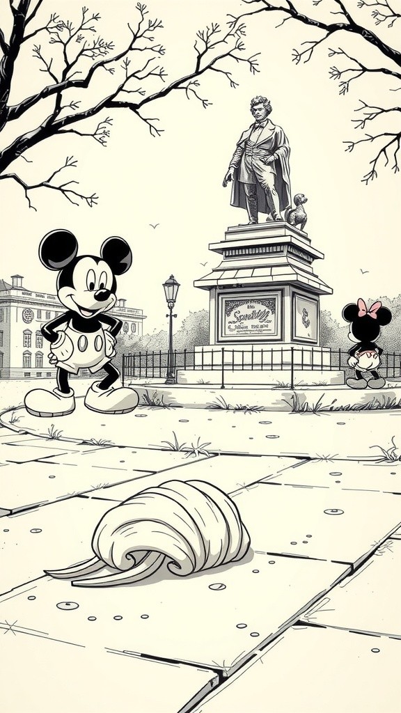 A Comedic Wig Mishap in the Park