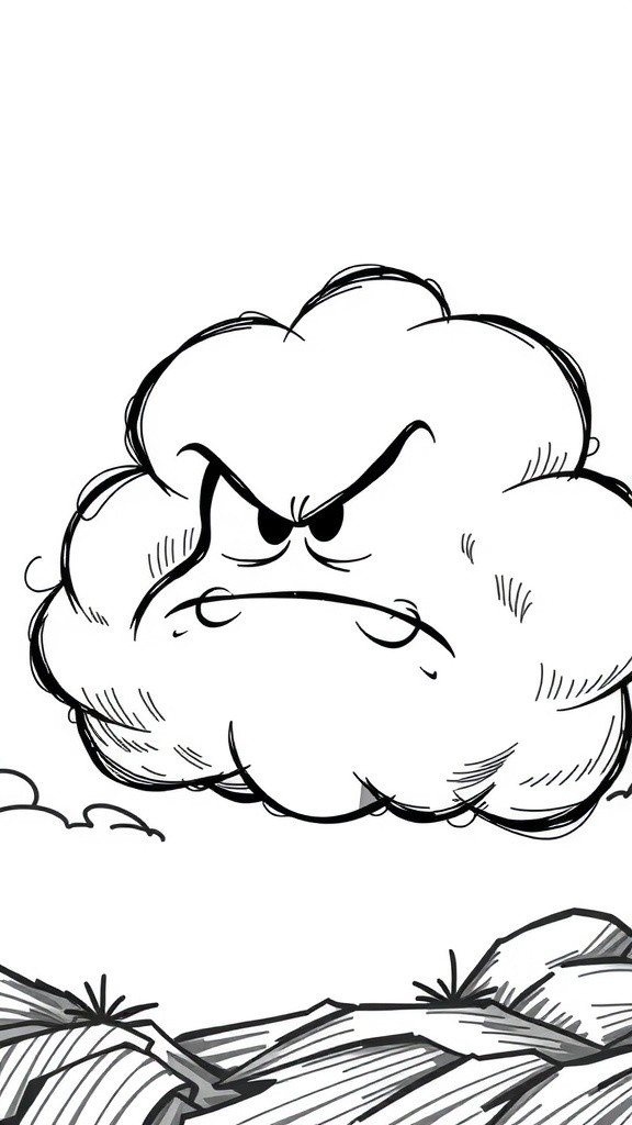 The Grumpy Cloud's Smile!