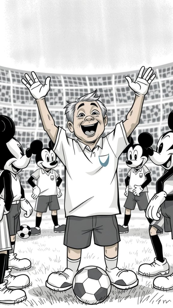 Mickey dan Kemenangan Bersejarah di Stadion
