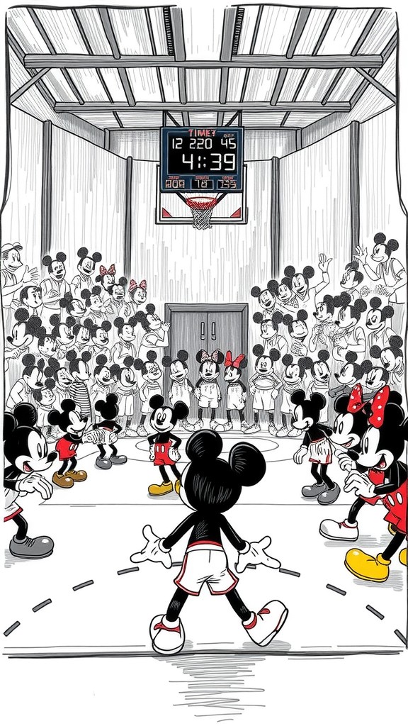 Mickey's Game-Winning Goal