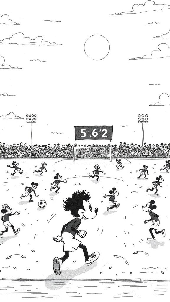 Mickey's Game-Winning Goal