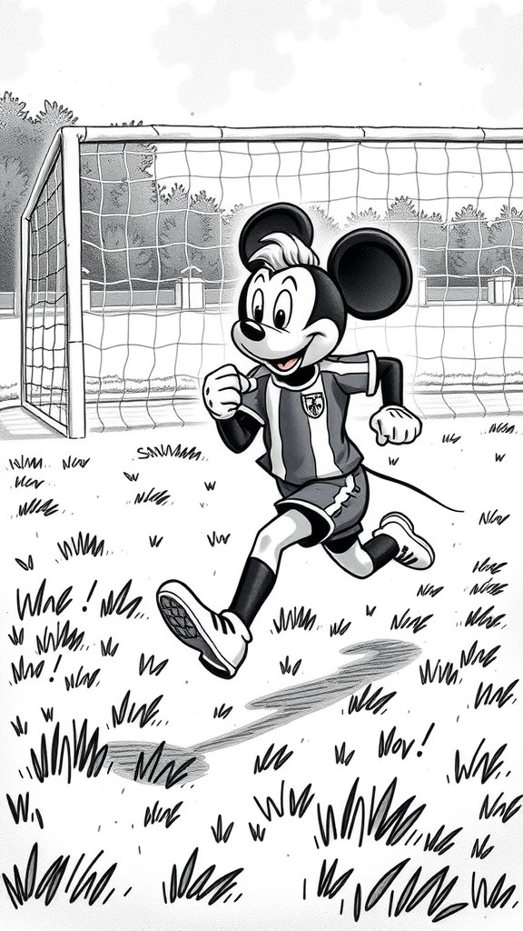 Mickey's Last-Minute Victory Goal