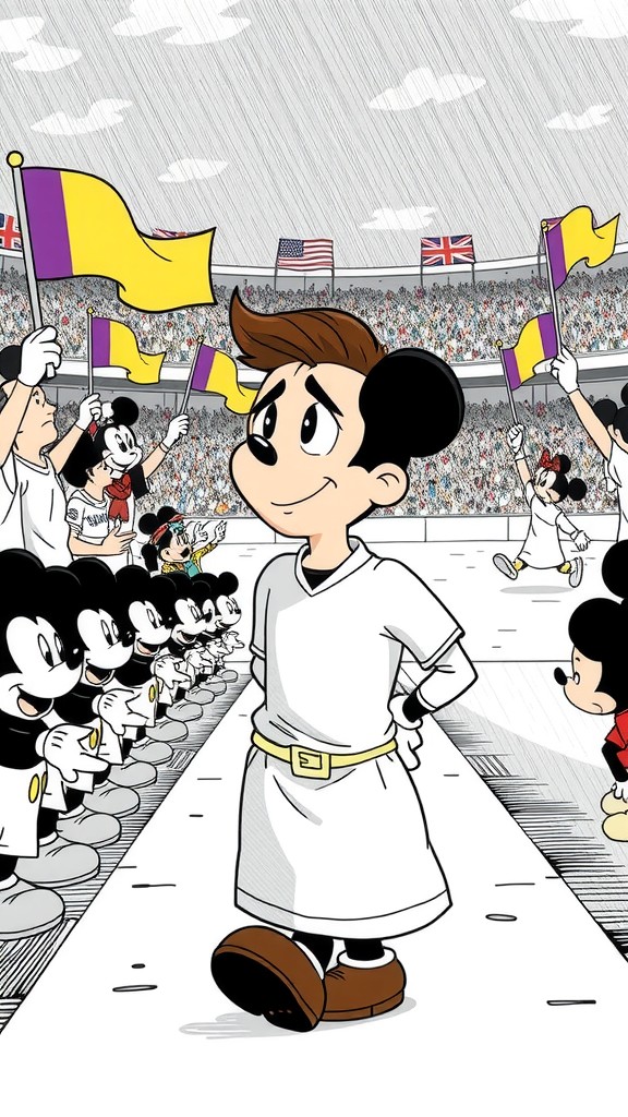Mickey's Winning Goal in the Final Moments