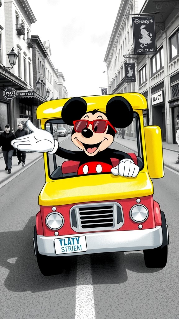Mickey's Wild Ride: A Law-Breaking Adventure!