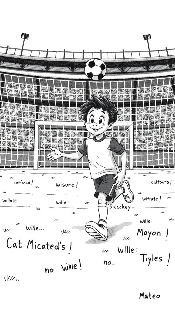 Mickey Scores a Gigantic Goal!