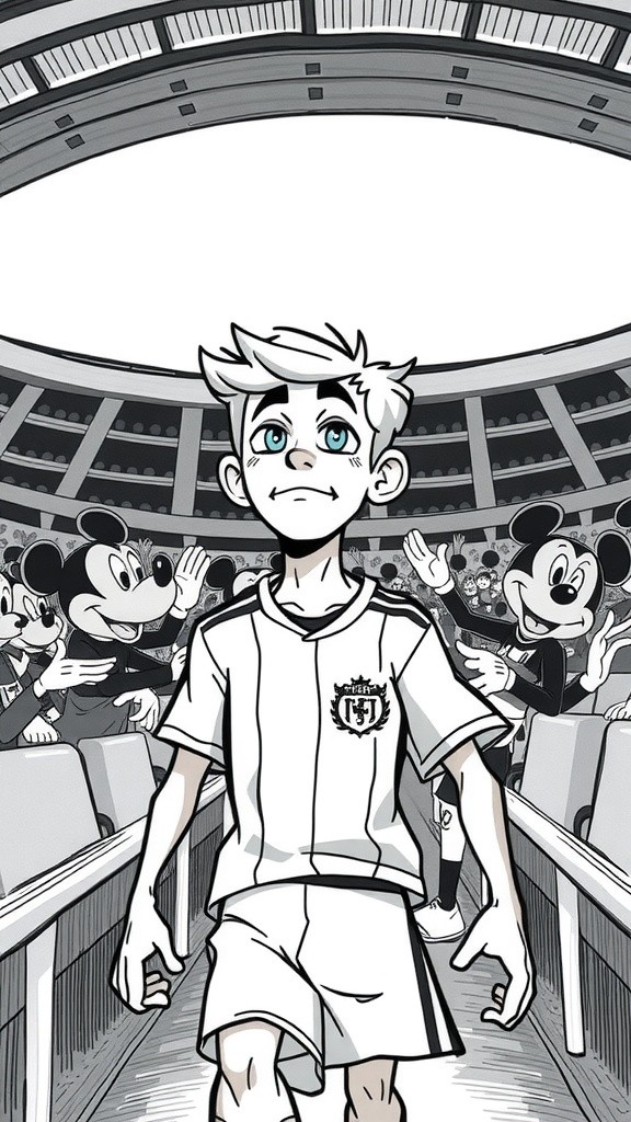 Mickey's Last-Minute Victory Goal