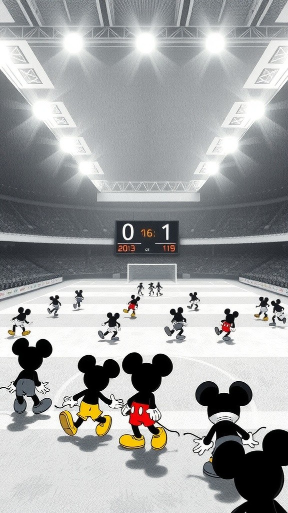 Mickey's Clutch Goal! 😂⚽️
