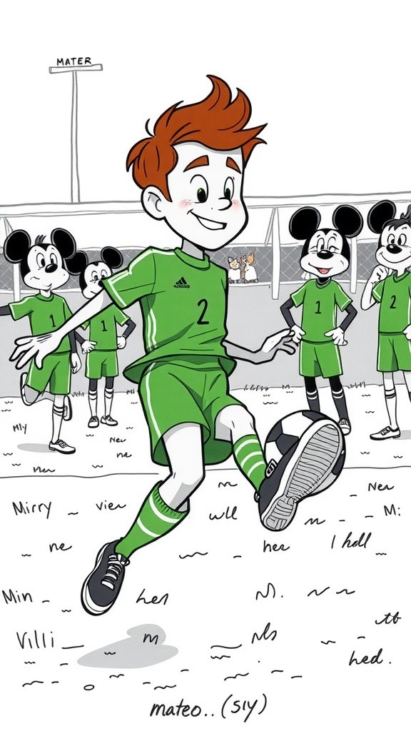 Mickey's Winning Goal in the Final Moments