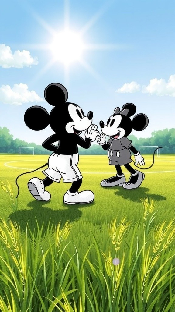 Mickey's Winning Goal in the Final Moments