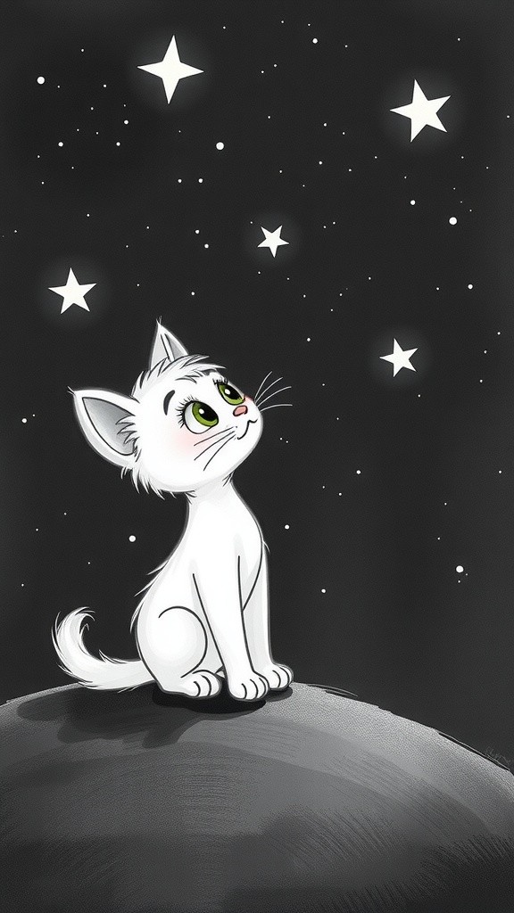 The Moonlight Kitten: A Magical Night Adventure