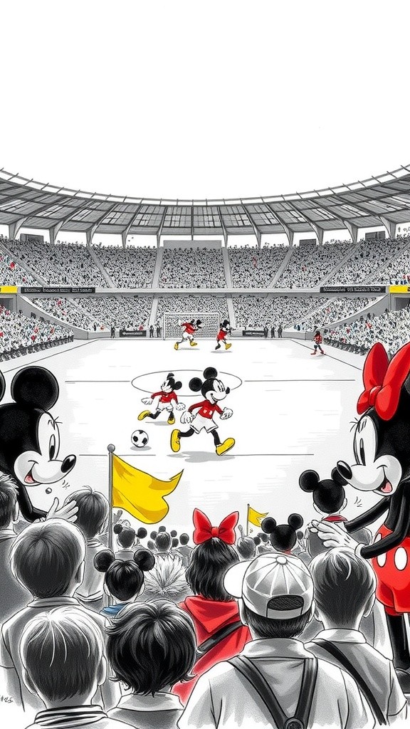 Mickey's Winning Goal in the Final Moments