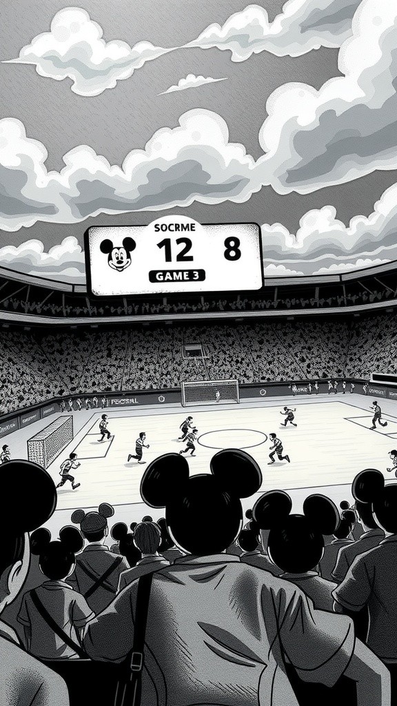 Mickey's Winning Goal: A Last-Minute Victory