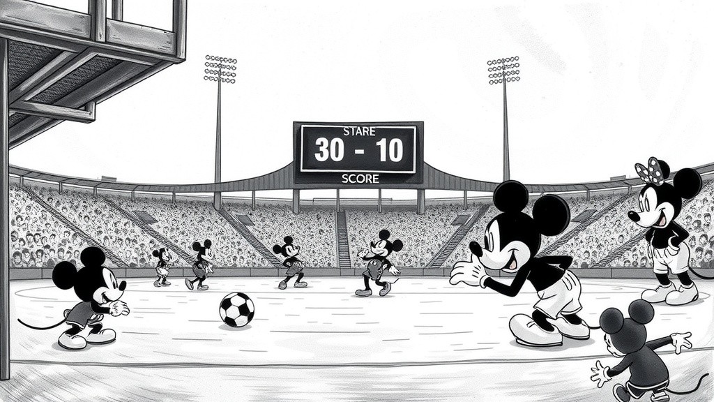 Mickey's Game-Winning Goal